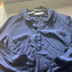 Boden Blouse in Deep Blue and Rich